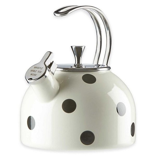 kate spade new york All in Good Taste 2.5 qt. Tea Kettle in Dots 2162CDR Supply - Image 2
