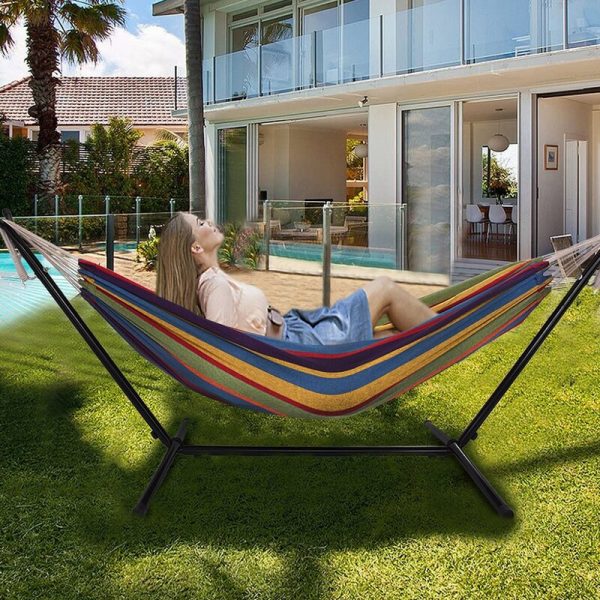 Naglee Double Classic Hammock with Stand MRM2070 Sale - Image 2