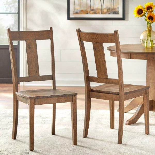 Set of 2 Athens Dining Chairs Walnut - Lifestorey 2138CDR Online now