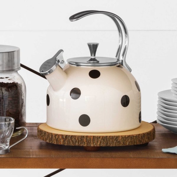 kate spade new york All in Good Taste 2.5 qt. Tea Kettle in Dots 2162CDR Supply