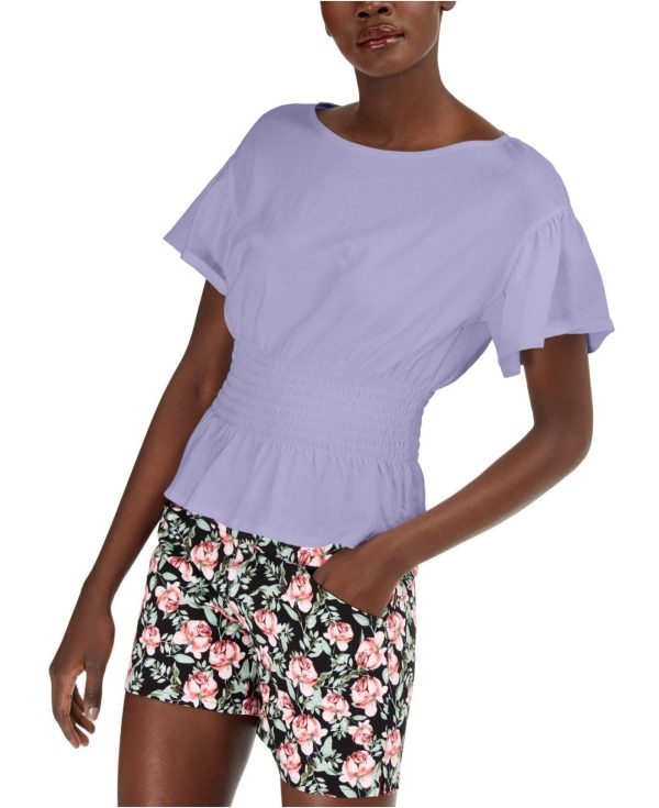 Women s INC Smocked Waist T-Shirt Online