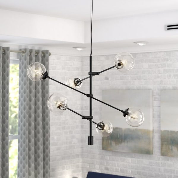 Bailey 6 - Light Unique   Statement Sphere Chandelier MRM2056 Fashion - Image 2