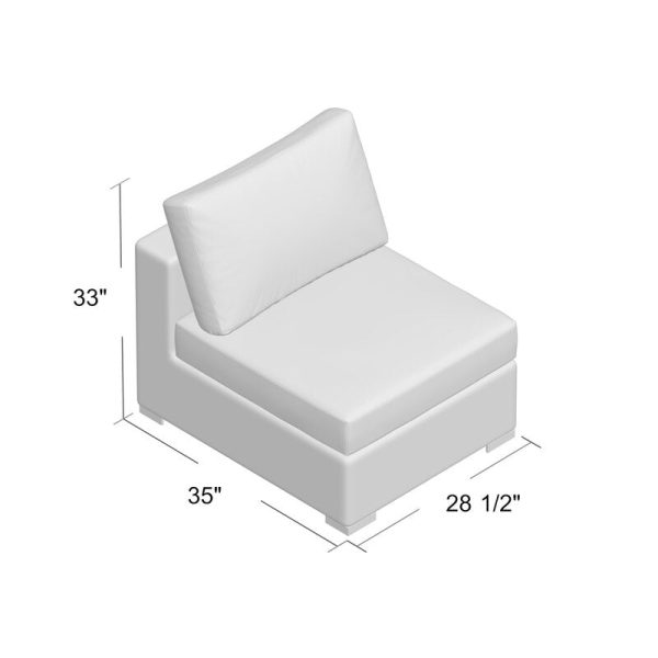 Tripp Patio Chair with Sunbrella Cushions MRM2020 Online Sale - Image 3