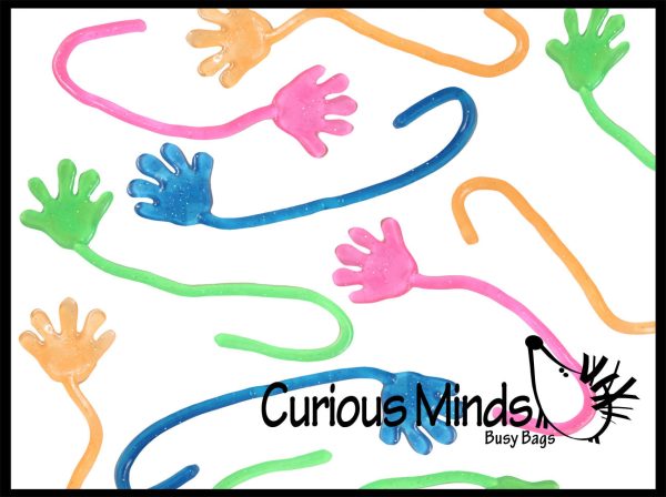 Sticky Hands - Mini Glitter for Party Favors, Goodie Bags, Treasure Chests or Halloween Prizes Online