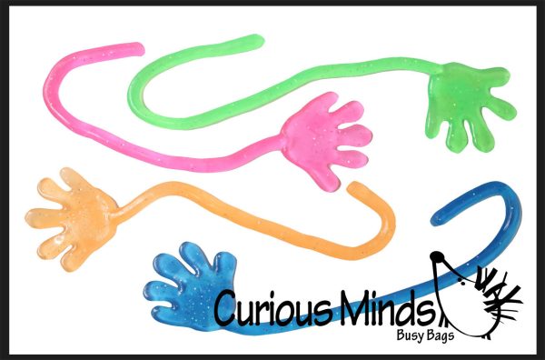 Sticky Hands - Mini Glitter for Party Favors, Goodie Bags, Treasure Chests or Halloween Prizes Online - Image 2